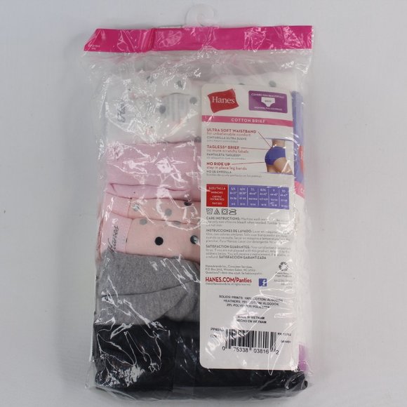 Hanes Women's Ultra Plush Tagless 5 Briefs Misc Box #146 - Picture 2 of 5